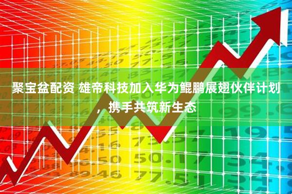 聚宝盆配资 雄帝科技加入华为鲲鹏展翅伙伴计划，携手共筑新生态
